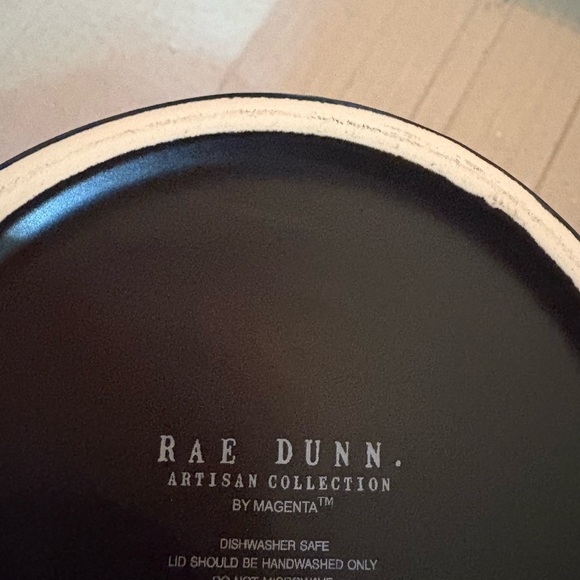 Rae Dunn Black Boo Canister - Picture 2 of 3